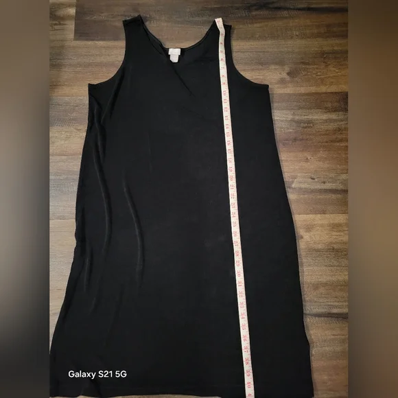 Black Sleeveless Sheath Midi Dress - Picture 5 of 12